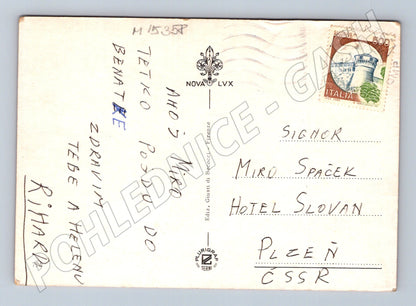 Pohlednice Firenze – památky, prošlá poštou (M15358)