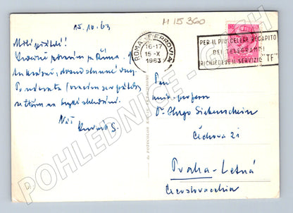 Pohlednice Saluti da Roma – Koloseum, Pantheon (M15360)