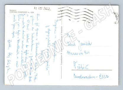Pohlednice Cortina d'Ampezzo – koláž Dolomity (M15362)