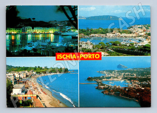Pohlednice Ischia Porto – přístav, více záběrů (M15364)