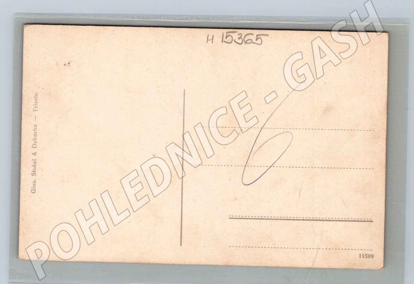 Pohlednice Grado – koupání v moři, kolorovaná (M15365)