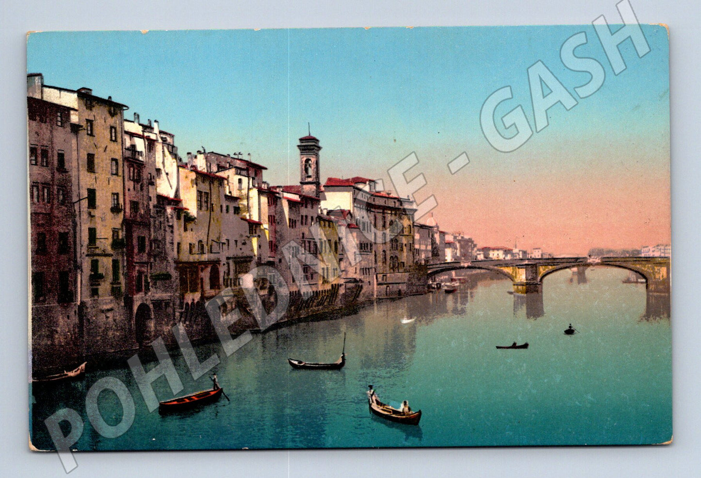 Pohlednice Firenze – Arno a Ponte S. Trinità (M15369)