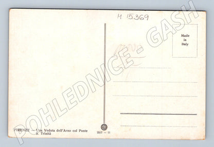 Pohlednice Firenze – Arno a Ponte S. Trinità (M15369)