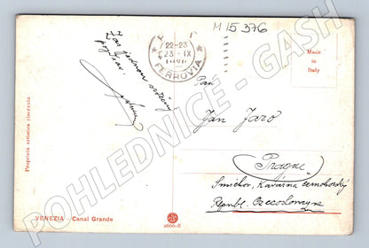 Pohlednice Benátky – Canal Grande, umělecká (M15376)