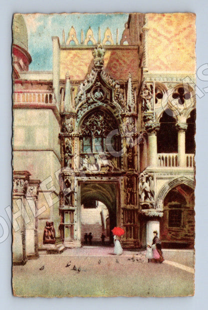 Pohlednice Benátky – Porta della Carta, 1932 (M15377)
