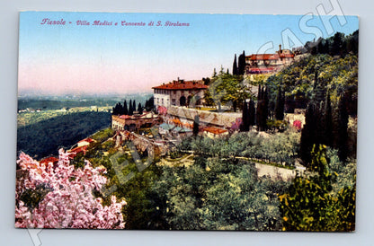 Pohlednice Fiesole – Villa Medici a konvent (M15380)