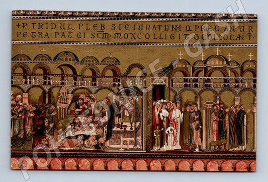 Pohlednice Benátky – bazilika sv. Marka, mozaika (M15385)