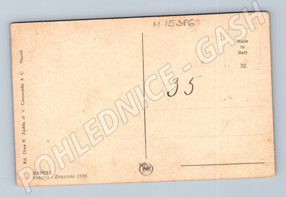 Pohlednice Vesuv – erupce 1906, Neapol (M15386)