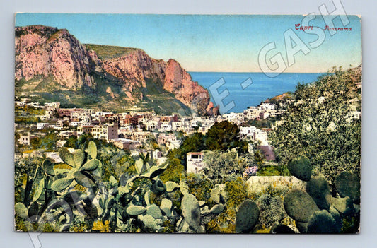 Pohlednice Capri – panorama, vintage (M15390)