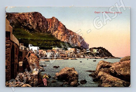 Pohlednice Capri – Marina Grande, kolorovaná (M15391)