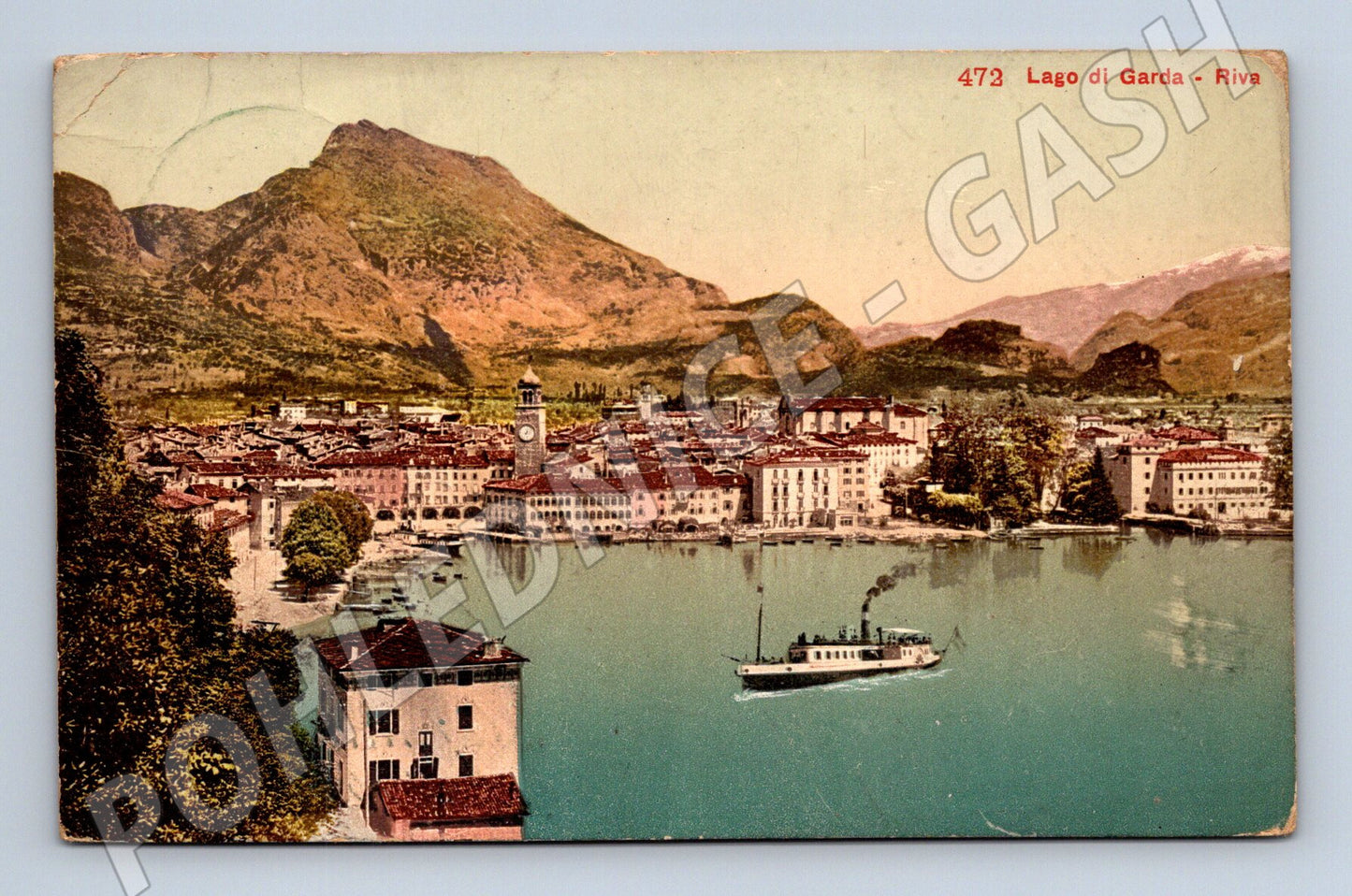 Pohlednice Riva Lago di Garda – kolorovaná 1909 (M15393)