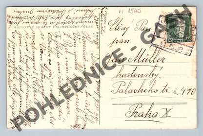 Pohlednice ČSR Velikonoční etnografický motiv (M1540)