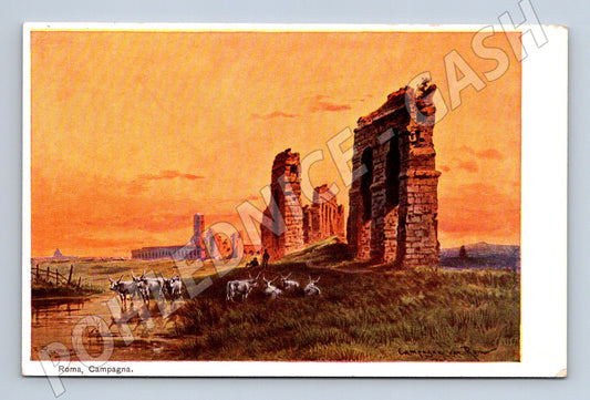 Pohlednice Roma Campagna – akvadukt (M15406)