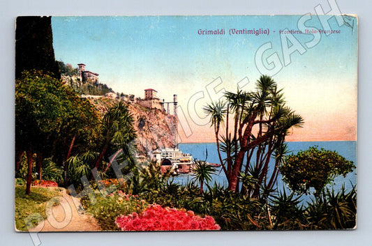 Pohlednice Grimaldi (Ventimiglia) – hranice (M15407)