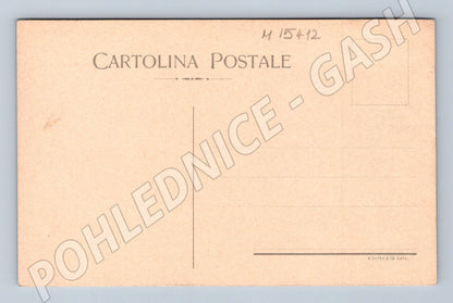 Pohlednice Neapol – Hotel Pension Müller, Vesuv (M15412)