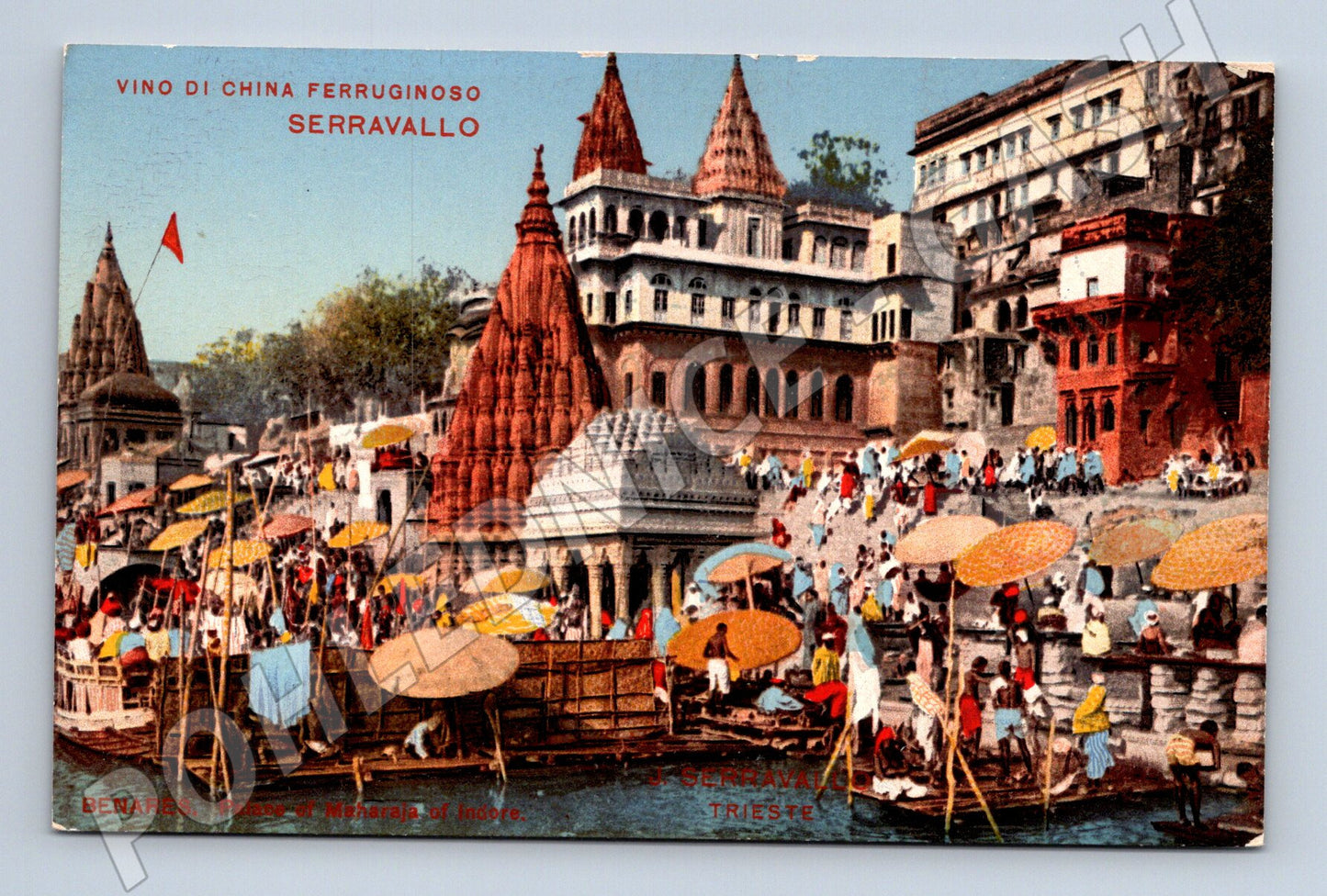 Pohlednice Benares – palác Maharadži (M15417)