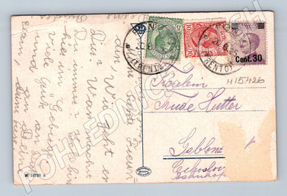 Pohlednice Passo della Mendola – mapa, známky (M15426)