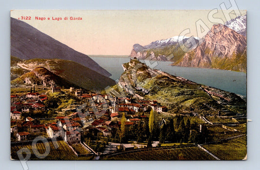 Pohlednice Nago – Lago di Garda, kolorovaná (M15451)