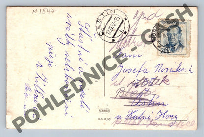 Pohlednice Vesnická slavnost kroje ČSR 1951 (M1547)