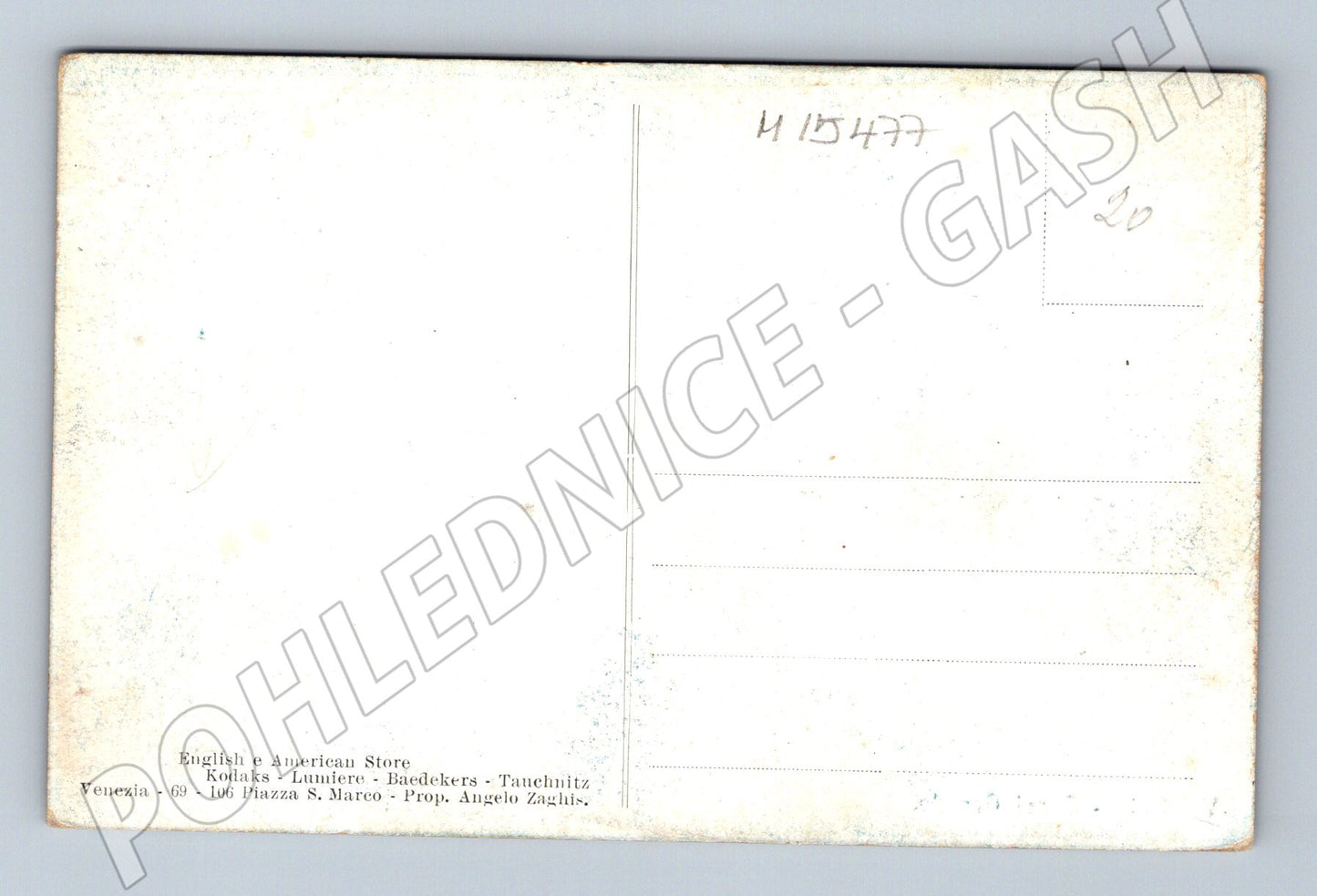 Pohlednice Benátky – Canal Grande, gondoly (M15477)