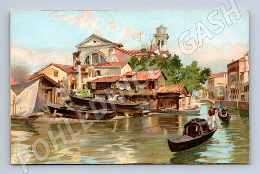 Pohlednice Benátky – Rio San Trovaso / Venedig (M15479)