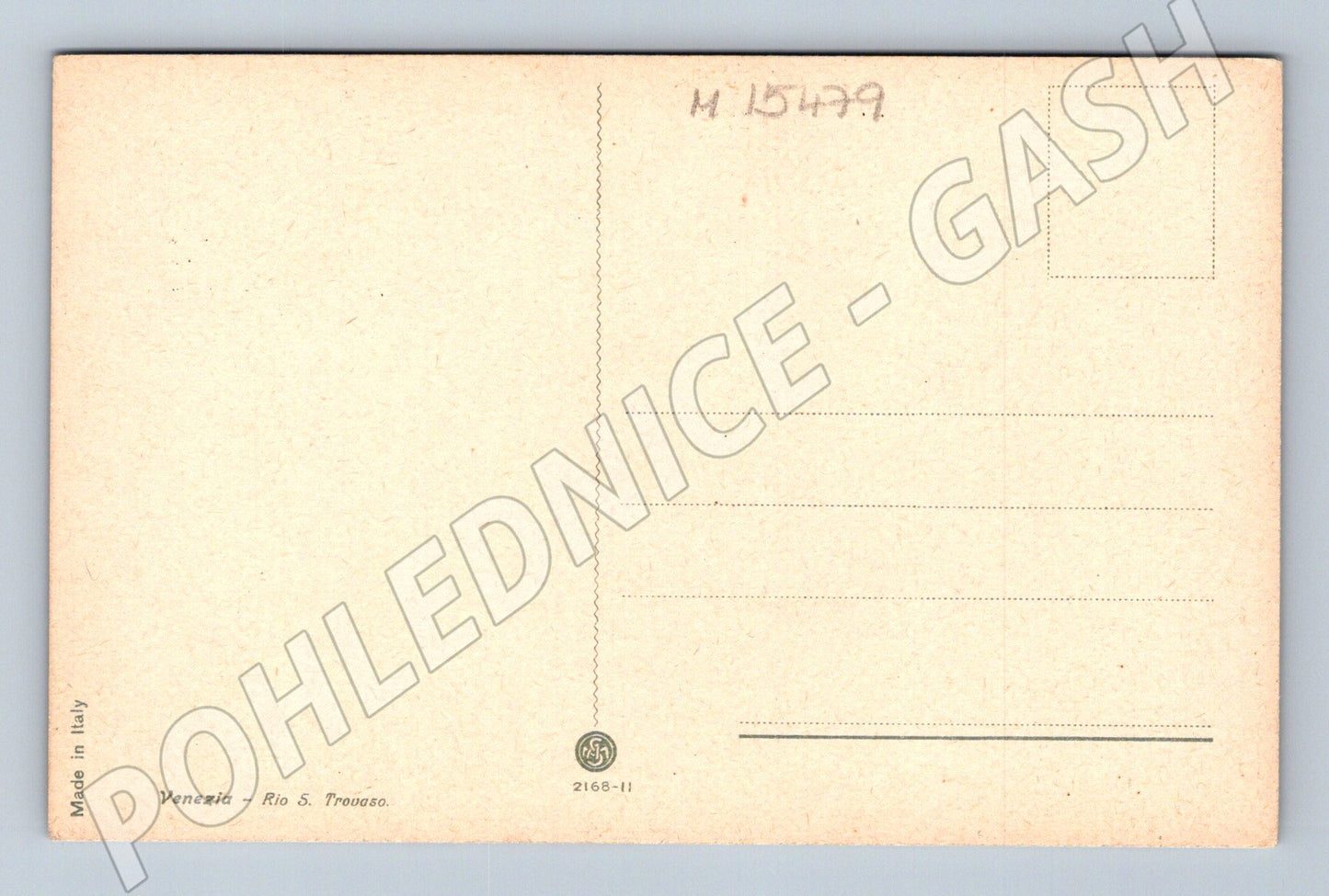 Pohlednice Benátky – Rio San Trovaso / Venedig (M15479)
