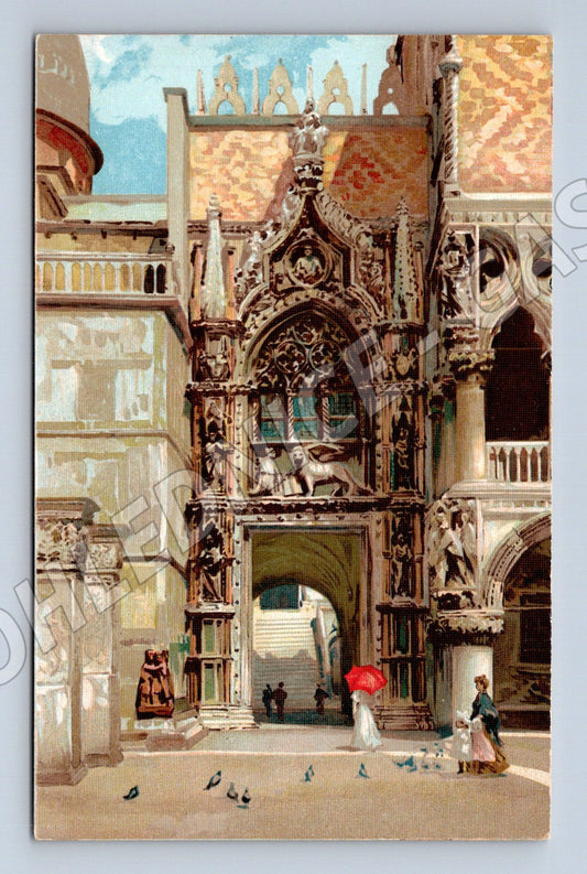 Pohlednice Benátky – Porta della Carta, nepoužitá (M15488)