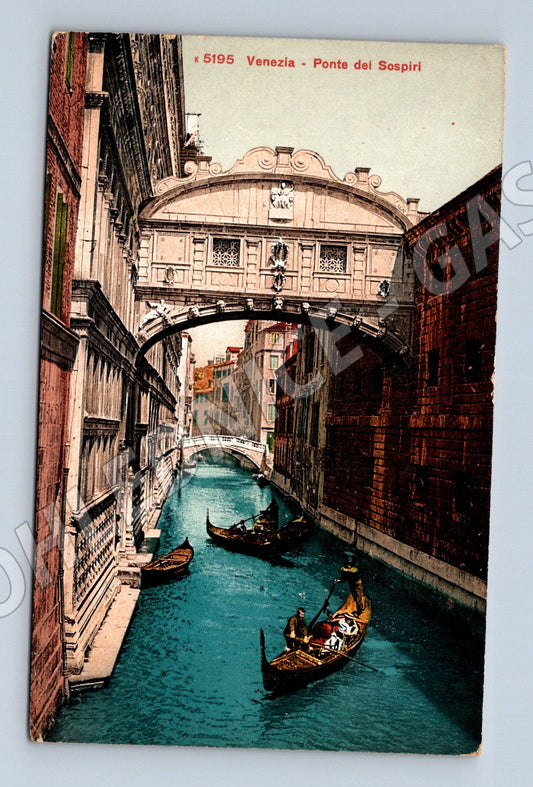 Pohlednice Benátky – Ponte dei Sospiri, historická (M15497)