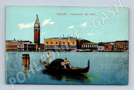 Pohlednice Benátky – Piazza San Marco, gondola (M15499)