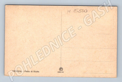 Pohlednice Benátky – Ponte di Rialto, historická (M15500)