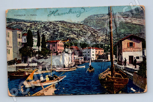 Pohlednice Torbole – Hafen, starý přístav, lodě (M15518)