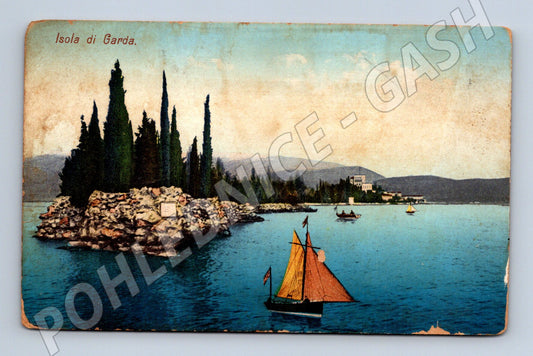 Pohlednice Isola di Garda – KAPPER TRENTO, barevná (M15522)