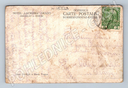 Pohlednice pláž a lázeňské letovisko, cca 1900–1918 (M15523)