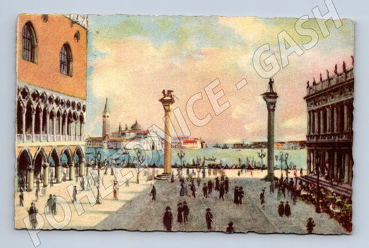 Pohlednice Benátky – Piazzetta S. Marco, Dóžecí palác (M15524)