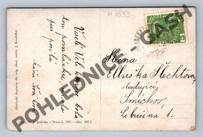 Pohlednice Lidová tradice kroje etnografie 1910s (M1553)