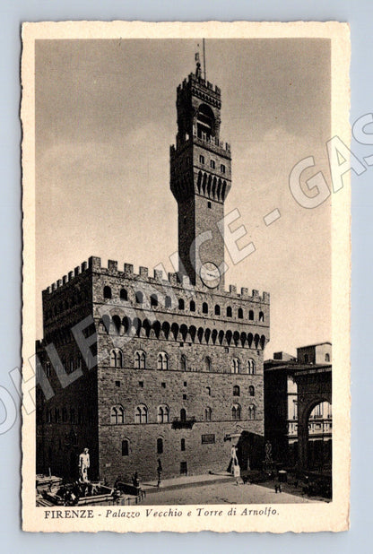 Pohlednice Firenze – Palazzo Vecchio & Torre Arnolfo, 1935 (M15542)