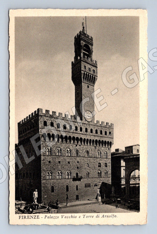 Pohlednice Firenze – Palazzo Vecchio & Torre Arnolfo, 1935 (M15542)