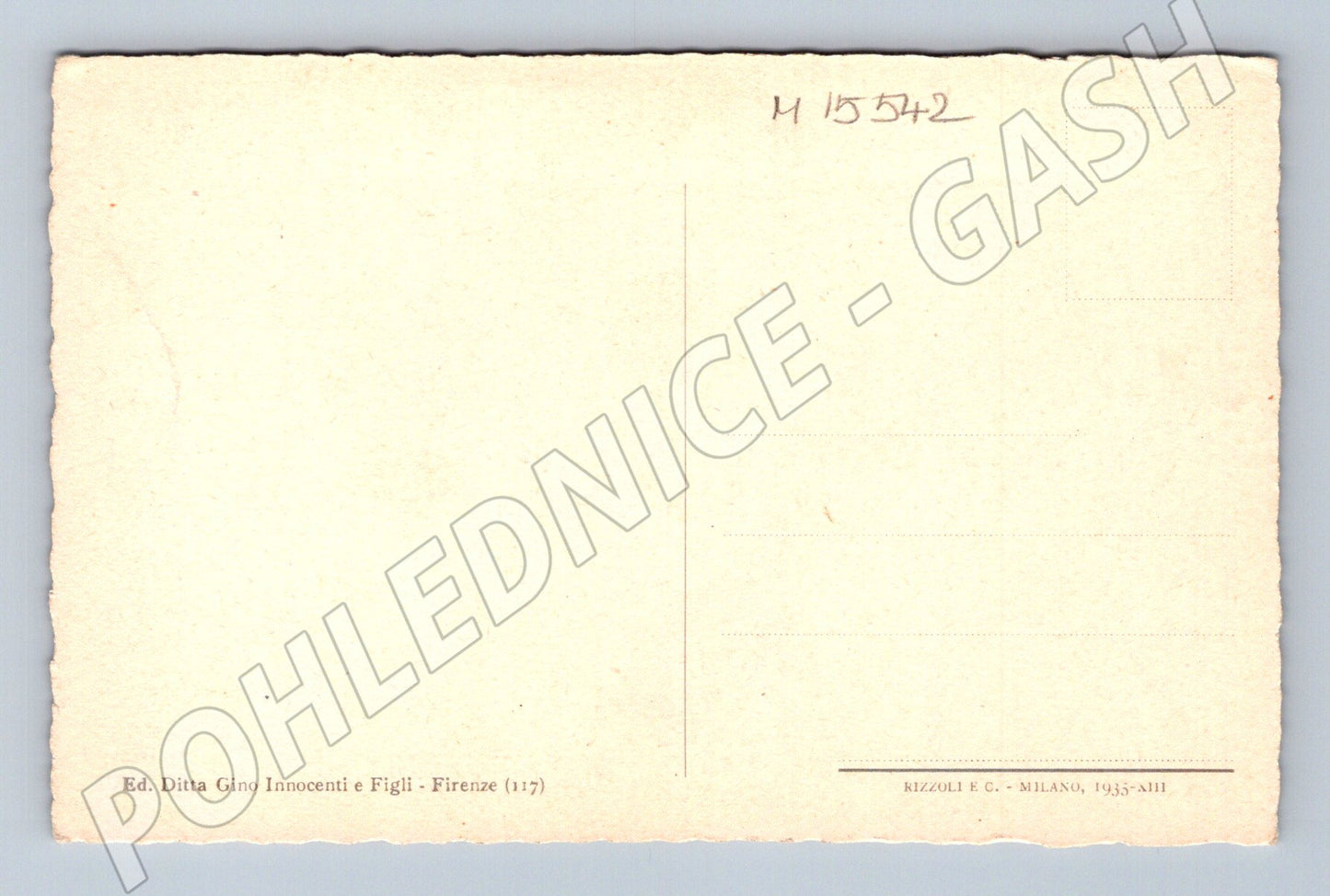 Pohlednice Firenze – Palazzo Vecchio & Torre Arnolfo, 1935 (M15542)