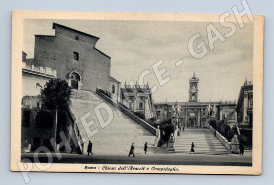 Pohlednice Řím – Campidoglio+Aracoeli + Trevi (M15546)