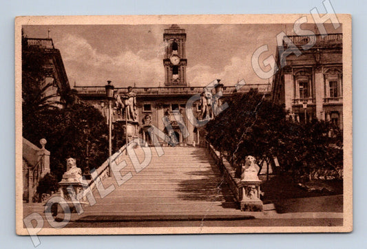 Pohlednice Řím – Campidoglio, sepie (M15551)