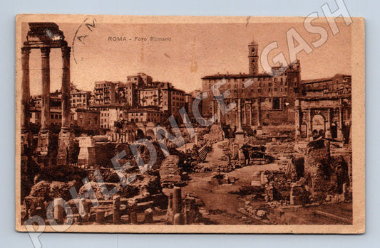 Pohlednice Řím – Forum Romanum, 1921 (M15556)