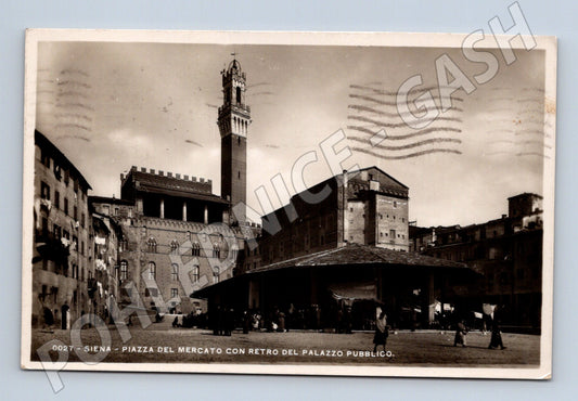 Pohlednice Siena – Piazza del Mercato, 1931 (M15563)