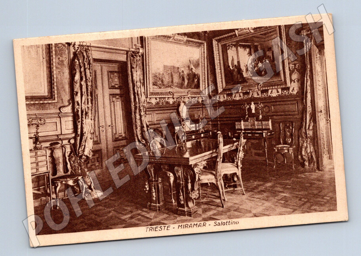 Pohlednice Trieste Miramare – salonek (M15576)