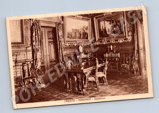 Pohlednice Trieste Miramare – salonek (M15576)