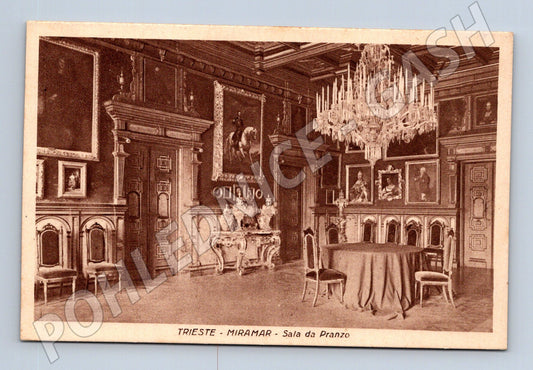 Pohlednice Trieste Miramare – Sala da Pranzo (M15583)