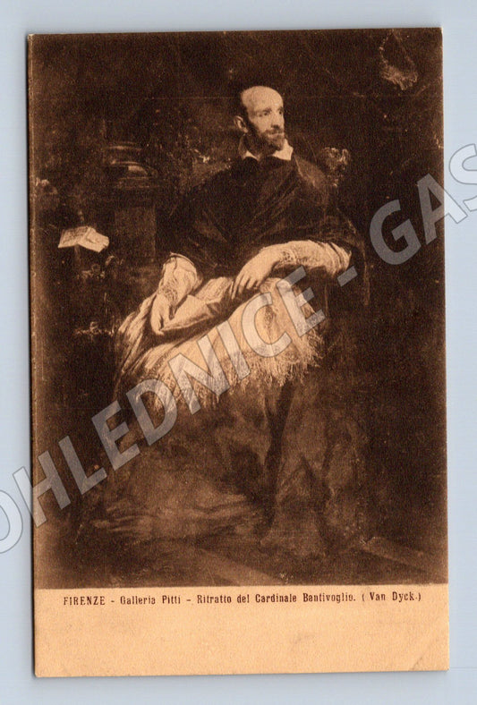 Pohlednice Van Dyck – kardinál Bentivoglia, Firenze (M15599)