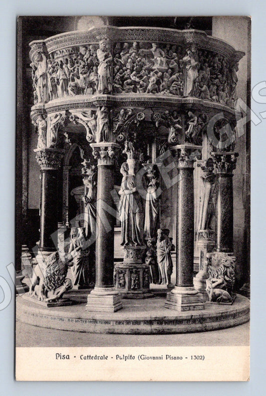 Pohlednice Pisa – kazatelna Giovanni Pisano (M15608)