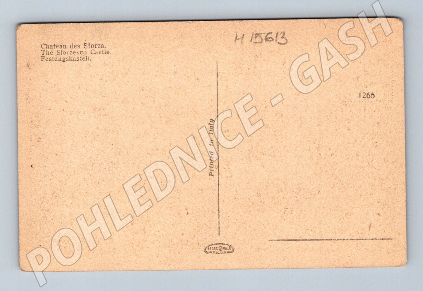 Pohlednice Milano – Castello Sforzesco (M15613)