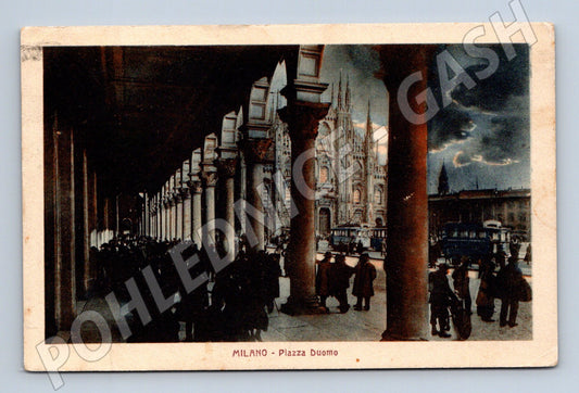 Pohlednice Milano – Piazza Duomo, 1928 (M15614)