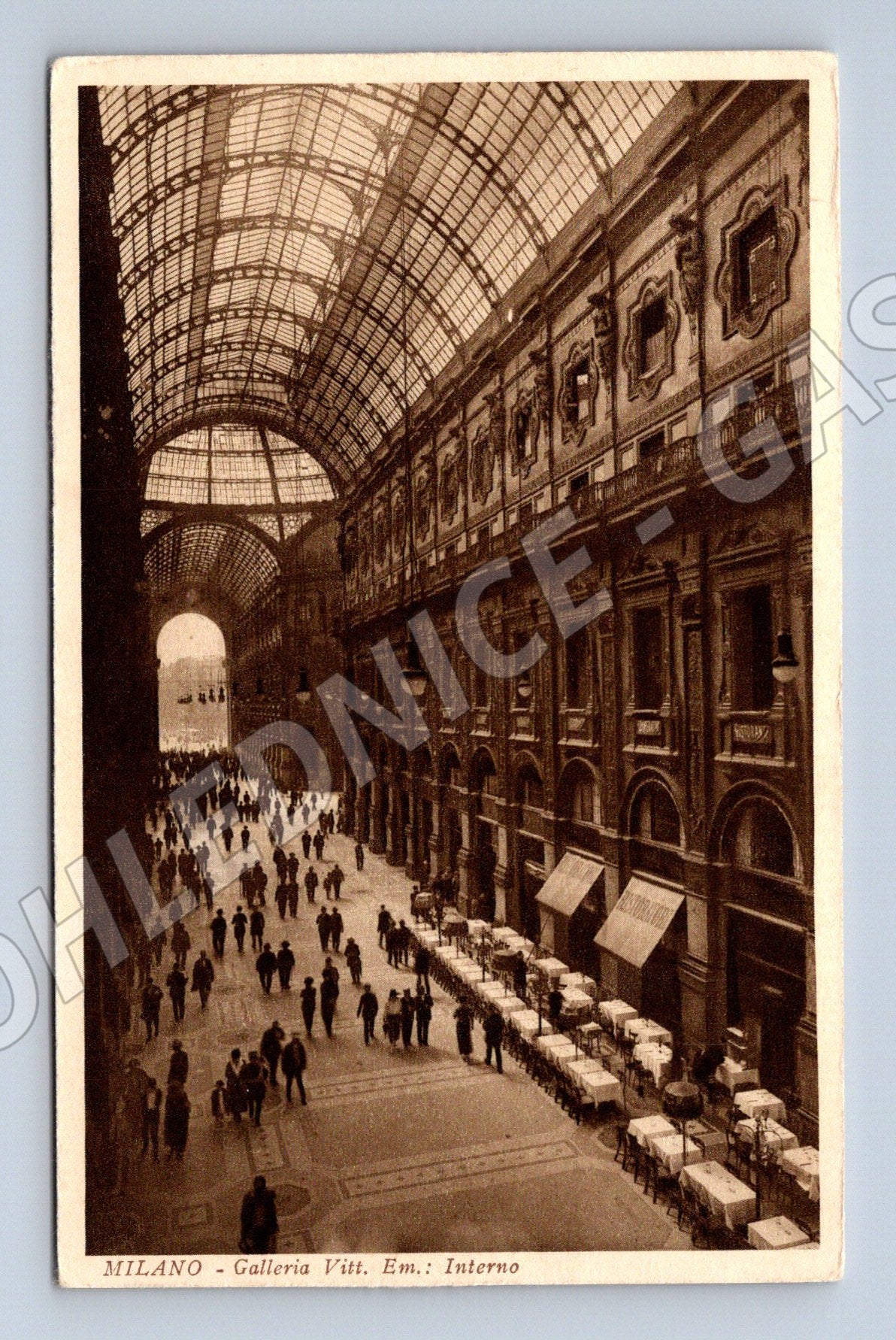 Pohlednice Milano – Galleria Vittorio Emanuele II. (M15617)